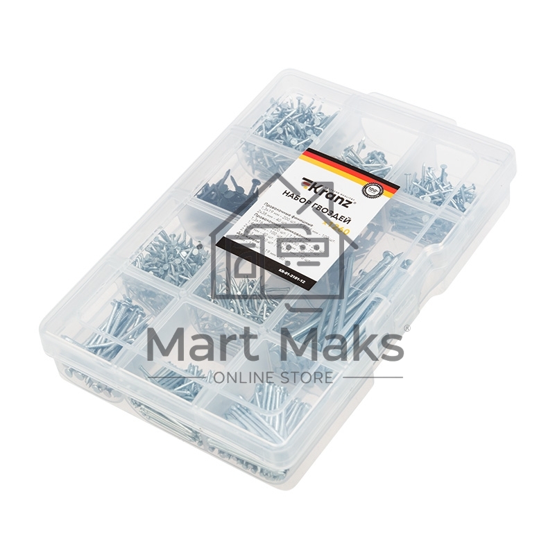 Набор гвоздей 1260 шт.