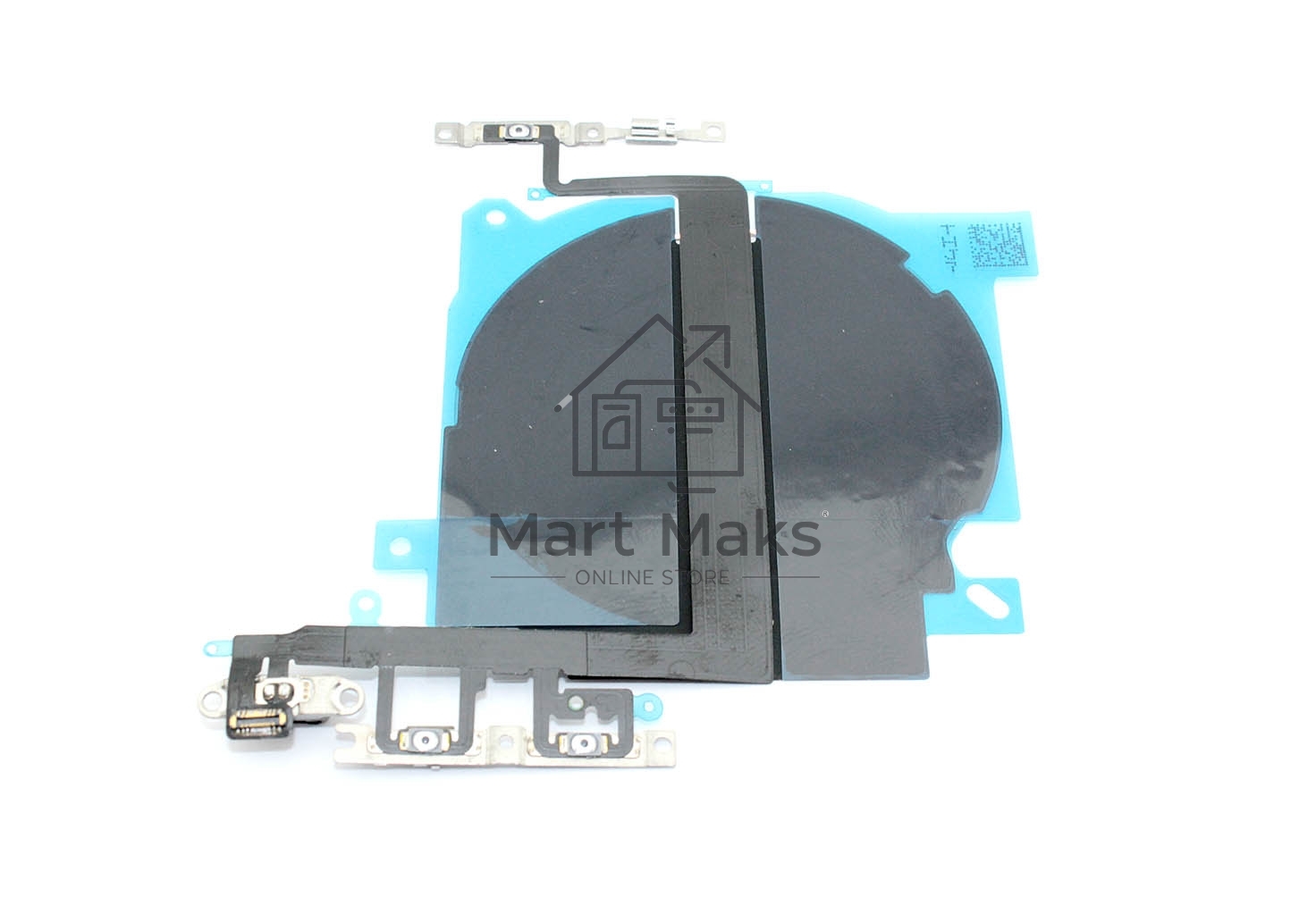 Шлейф кнопки включения, кнопок громкости и беспроводной зарядки для Apple iPhone 13