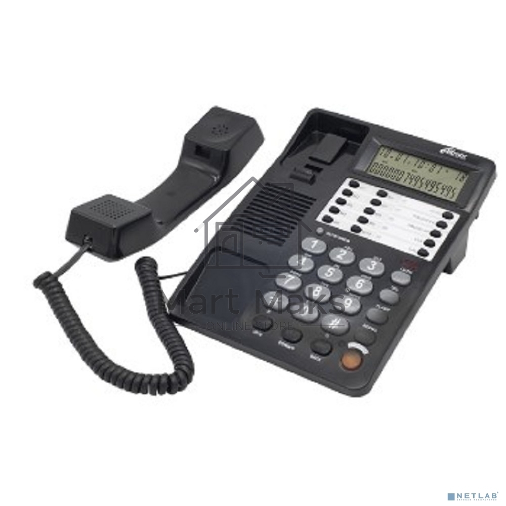 Телефон проводной Ritmix RT-495 черный
