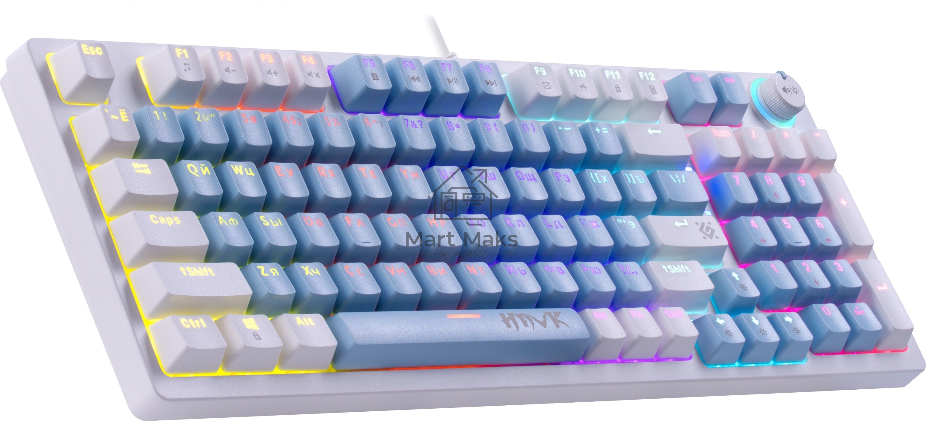 Клавиатура Defender Hawk GK-418 проводная, USB, белый