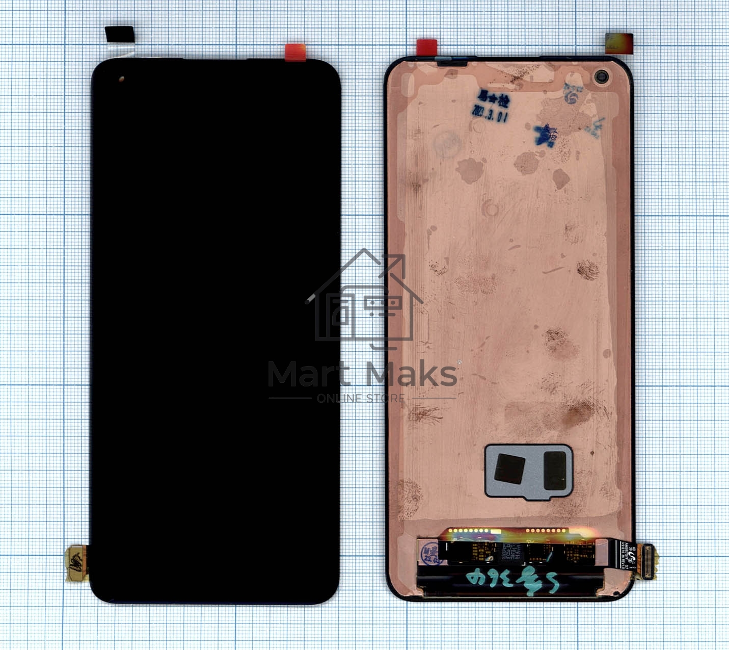 Дисплей для OnePlus 10 Pro в сборе с тачскрином черный (orig lcd)