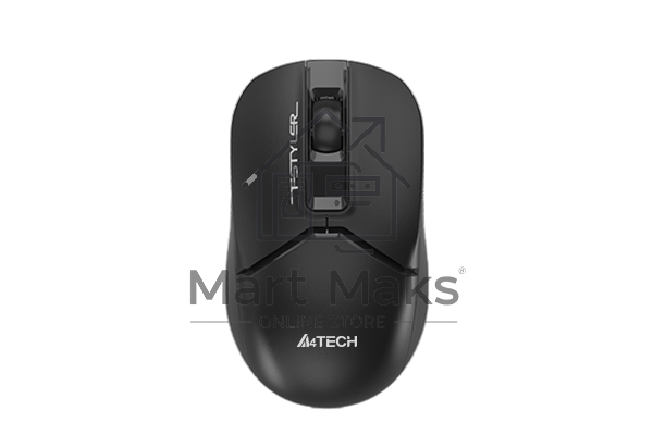 Мышь беспроводная A4Tech Fstyler FG12 черный, 1200 dpi, радиоканал, USB, кнопки - 3