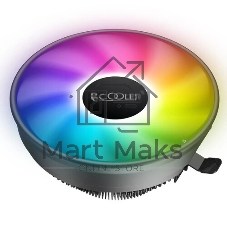 Кулер PCCooler E126M PRO черный 120мм алюминий+медь 1800rpm 29.8db 4-pin 92W 70мм