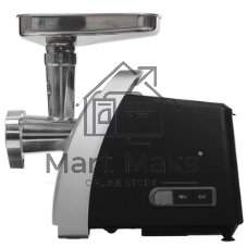 Мясорубка электрическая Bosch MFW68640 черный, 2200 Вт, 4.3 кг/мин, реверс, металлический лоток, насадки - 5
