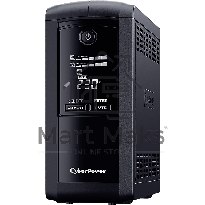 Источник бесперебойного питания CyberPower VP1000ELCD/1000 ВА/550 Вт/USB/RS-232/RJ-11/RJ-45/4 х CEE 7 (евророзетка)