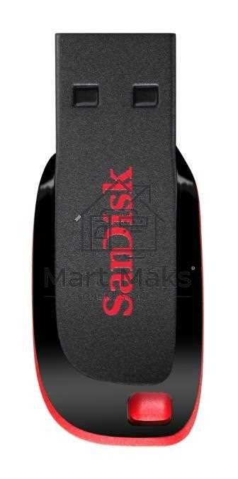 Флешка USB R/W R/W 128GB SanDisk CZ50 Cruzer Blade, USB 2.0