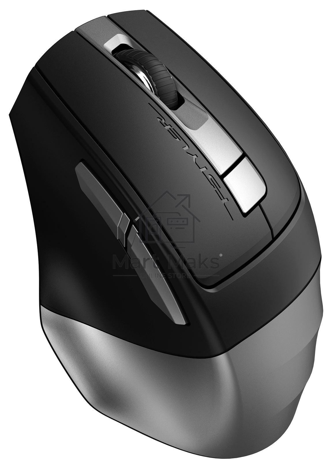 Мышь беспроводная A4Tech Fstyler FB35C серый/черный, 2000 dpi, радиоканал, Bluetooth, USB, кнопки - 6