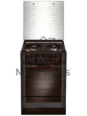 Плита газовая Gefest ПГ 6300-02 0047 коричневый, конфорок 4 шт, духовка 52 л, 60 см x 85 см x 60 см