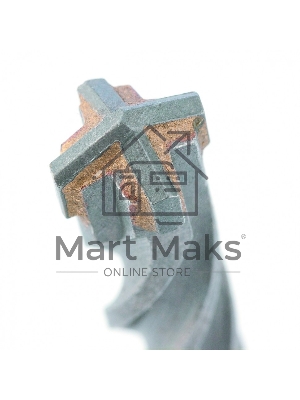 Бур по бетону Matrix, 6 x 210 мм, SDS PLUS c крестовой пластиной