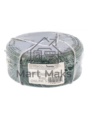 Проволока с ПВХ покрытием, зеленая 1,5 мм, длина 50 м Сибртех