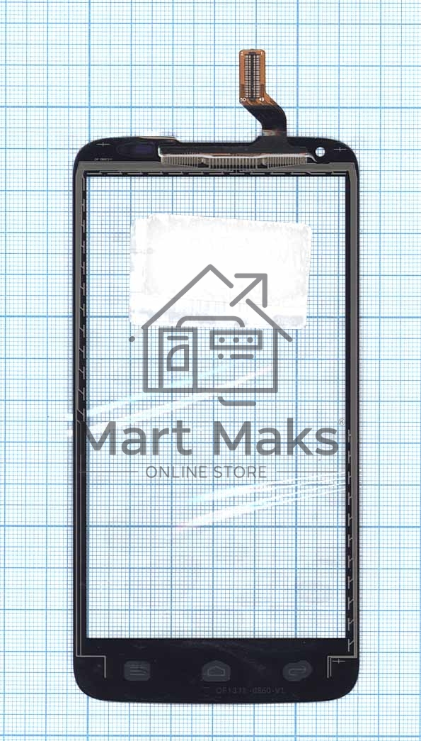 Сенсорное стекло (тачскрин) для Huawei Ascend G710, черное