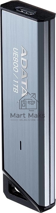 Флешка USB ADATA R/W 1TB ADATA Elite UE800, USB 3.2/TypeC серебристый