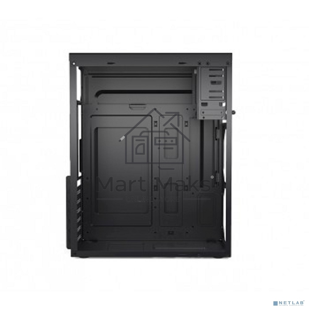 Компьютерный корпус CBR PCC-ATX-J02-450W2 ATX Miditower J02, c БП PSU-ATX450-08EC (450W/80mm), 2*USB 2.0, HD Audio+Mic, кабель питания 1.2м, черный