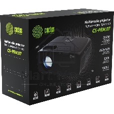 Проектор Cactus CS-PRM.07B.Full HD LCD 3200Lm LS 320Lm ANSI (1920x1080) 1500:1 ресурс лампы:30000часов 1xUSB typeA 3xHDMI 1.16кг