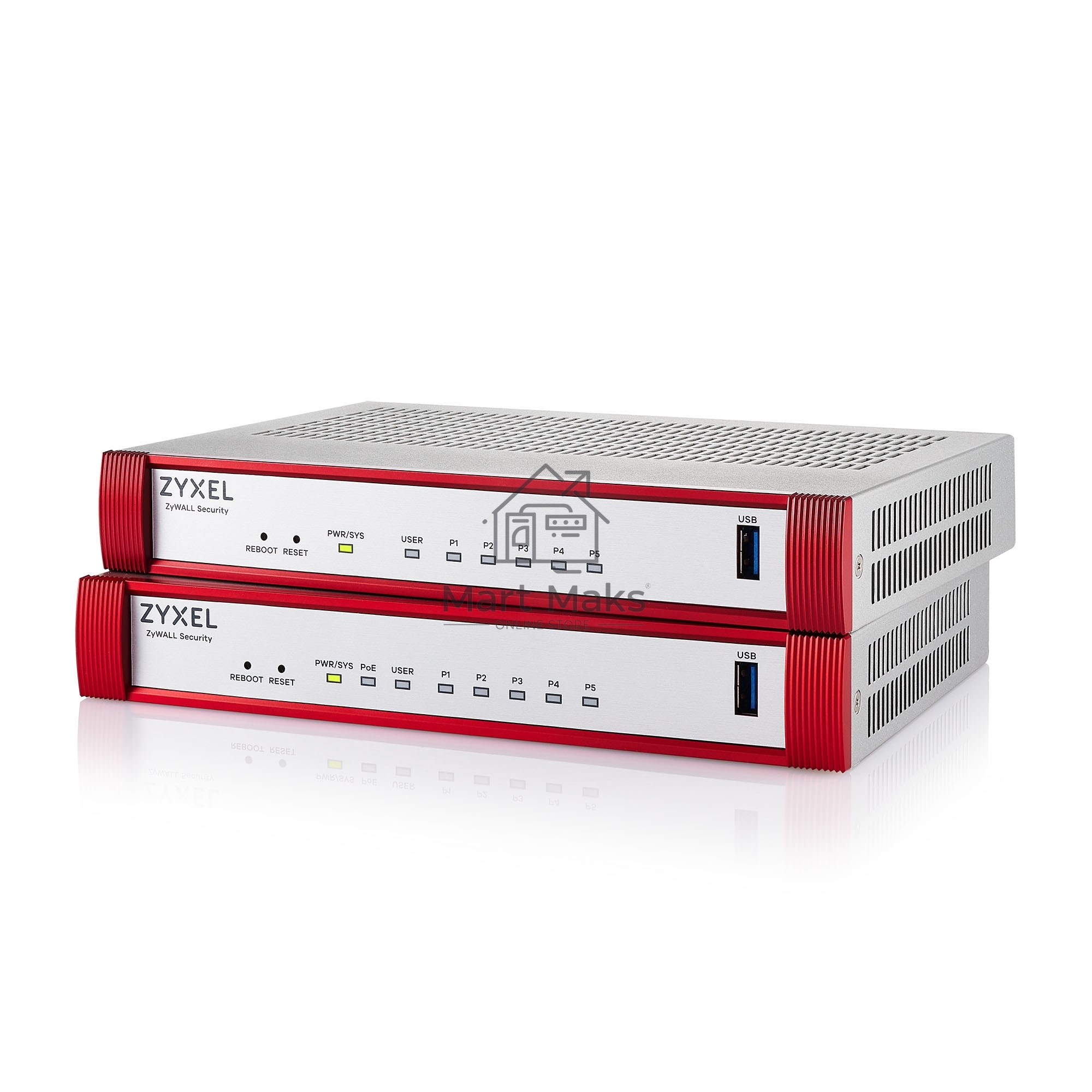 Межсетевой экран Zyxel USG FLEX 50HP с подпиской Gold на 1 год (AV, CF, IDP/DPI, Sandboxing, SecuReporter), 1xRJ-45: 1G PoE+ (LAN/WAN), 4xRJ-45: 1G (LAN/WAN), 1xUSB3.0 **
