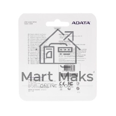 Флешка USB ADATA Classic C008 (AC008-16G-RKD), 16Gb, USB 2.0, R/W 30/6, черный/красный