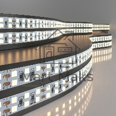Лента светодиодная 240LED 18W IP20 двухрядная 3300К теплый белый (2835 24V 240Led 18W IP20)