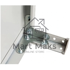 Металлические стеллажи Стеллаж MS 200KD/100x30/4 (Размеры внешние (ВхШхГ) 2000х1000х300 мм, 4 полки, с разборной стойкой)