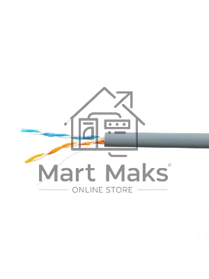 Кабель SkyNet Light UTP indoor 2x2x0,46, медный, FLUKE TEST, кат.5e, однож., 100 м, box, серый