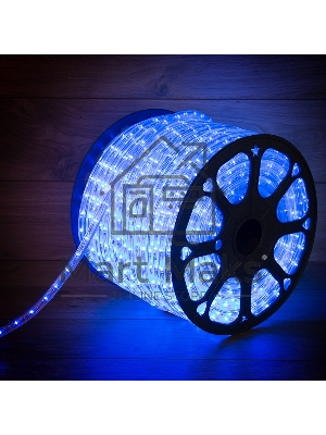 Дюралайт Neon-night LED, постоянное свечение (2W) - синий, 36 LED/м, бухта 100м