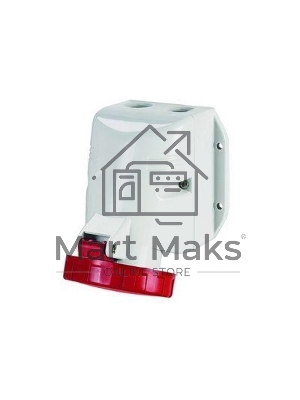 Розетка наруж. уст. 32А 400В 3P+E+N IP67 ДКС DIS5183257T Розетка наруж. уст. 32А 400В 3P+E+N IP67 ДКС DIS5183257T