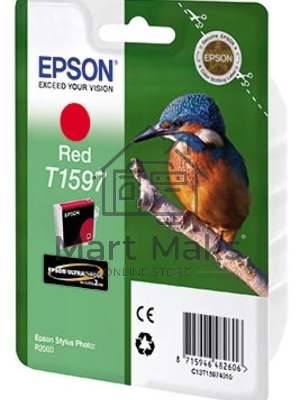 Картридж струйный Epson C13T15974010 красный для Epson St Ph R2000