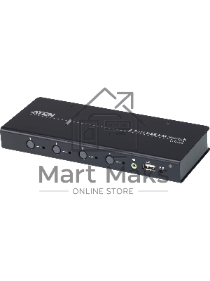 Переключатель КМ 4-портовый USB с функцией Boundless Switching (кабели включены) 4-Port USB Boundless KM Switch