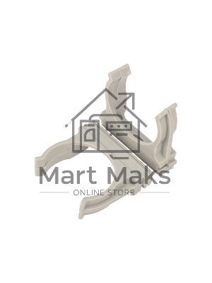 Крепеж-клипса для трубы ø 40 мм серая (5 шт./уп.) Rexant