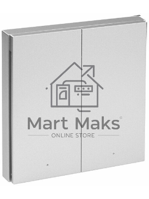 Выключатель умный Aqara H1 EU 2-хкл. серый (WRS-R02GR)