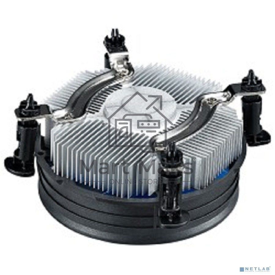 Кулер для процессора DEEPCOOL THETA 9 PWM черный/синий, 92 мм, алюминий, 3200 об/мин, 41.3 дБ, 4 pin, 95 Вт, 46.5 мм