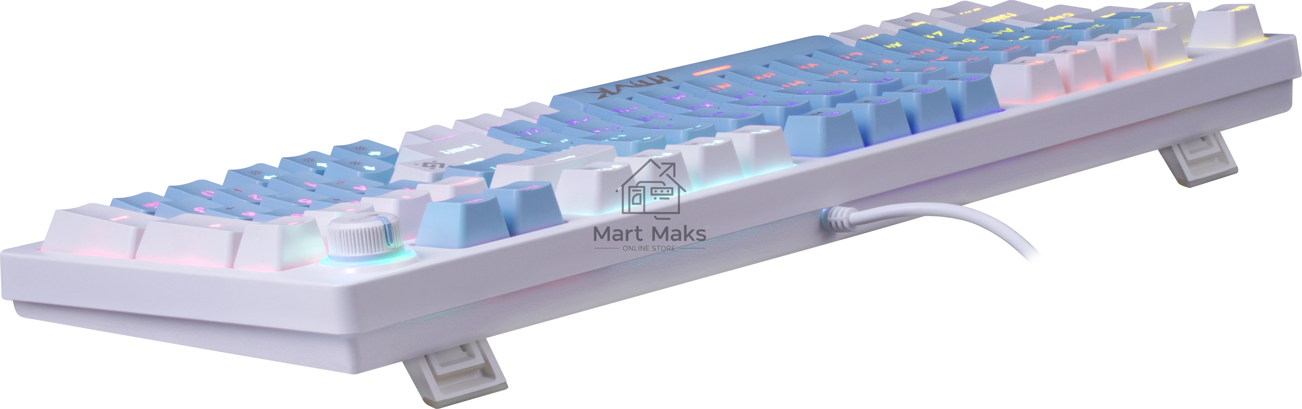 Клавиатура Defender Hawk GK-418 проводная, USB, белый