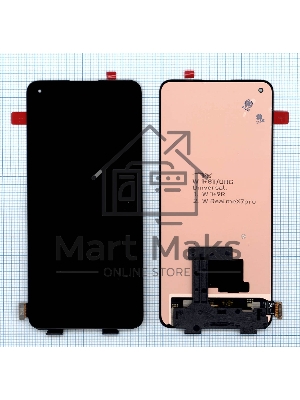 Дисплей для OnePlus 8T/9R/Realme X7 Pro (RMX2121) черный