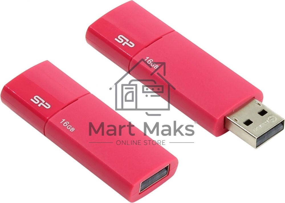Флешка USB R/W Silicon Power USB Drive 16Gb Ultima U05 SP016GBUF2U05V1H USB2.0, Peach