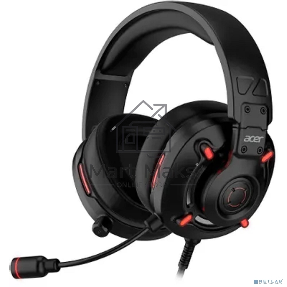 Наушники с микрофоном мониторные оголовье Acer Nitro OHW306 черный ZL.HDSEE.00E