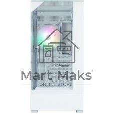 Компьютерный корпус ZALMAN P40 Prism Plus, ATX, белый, WINDOW, 3xCombo (3.5'' or 2.5