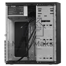 Компьютерный корпус c блоком питания 450 Ватт/Case Foxline FL-302-FZ450-U32 ATX case, black, w/PSU 450W 8см, w/2xUSB 2.0+2xUSB 3.0, w/pwr cord, w/o FAN
