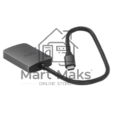 Кард-ридер Netac Flash WK12/серый/SD/SDHC/SDXC/microSD/microSDHC/microSDXC/USB 3.0 Type-C/пластик