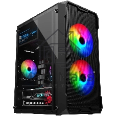 Корпус Bloody CC-129-BK, Mini-Tower, чёрный