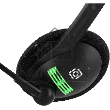 Гарнитура Oklick HS-M100 чёрный, проводная, 3.5 мм