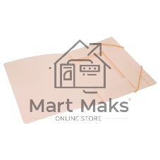 Папка на резинке Бюрократ Gems GEMPR05CREAM A4, пластик, корешок 30мм, 0.5мм, кремовый жемчуг карман для визитки