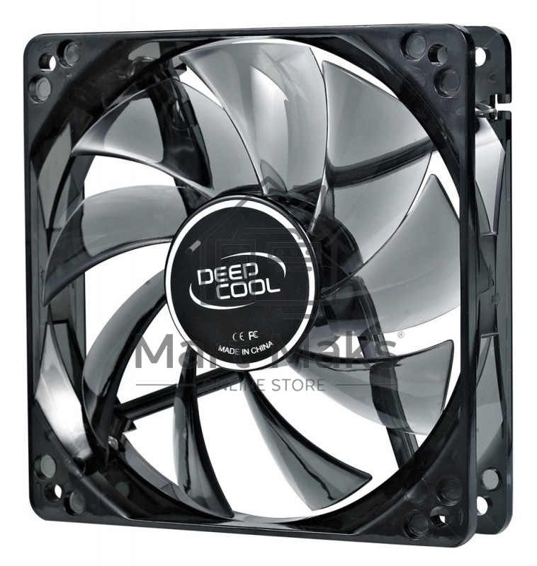 Вентилятор для корпуса DEEPCOOL WIND BLADE 120 черный, 120 мм, 1300 об/мин, 26.6 дБ, 3 pin