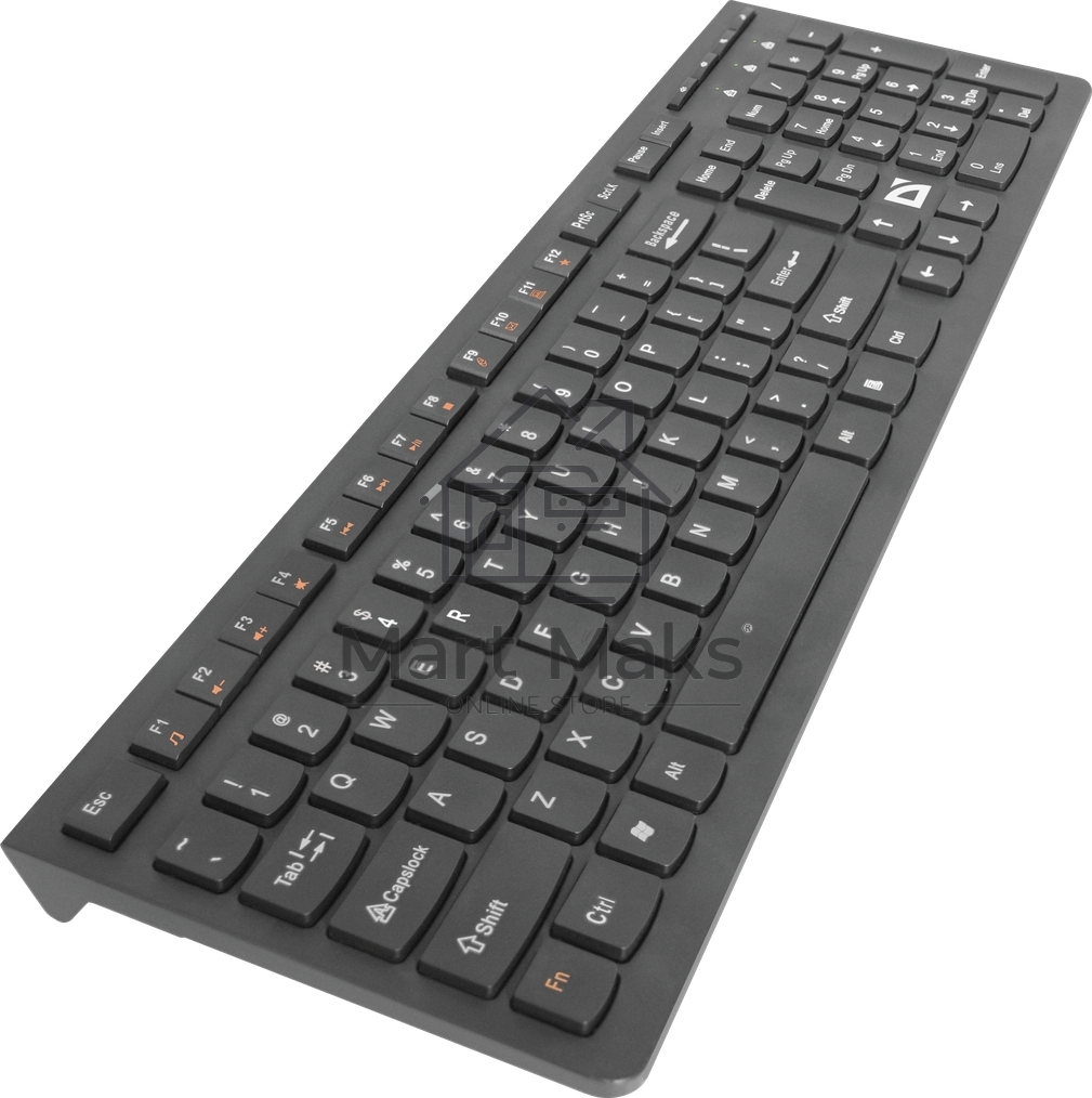 Клавиатура Defender ULTRAMATE SM-535 RU беспроводная USB, радиоканал, черный