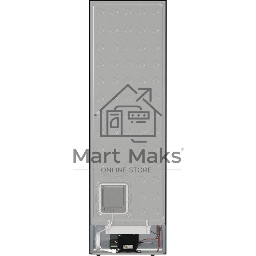 Холодильник Gorenje NRK6202EBXL4 черный матовый двухкамерный 235/96л морозилка снизу, No Frost