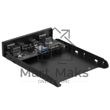 Планка на переднюю панель Gembird FP3.5-USB3-2A2C, USB, 2xUSB-A 3.0 + 2xType-C, 3.5