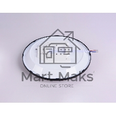 Потолочный светодиодный светильник Ambrella light FZ1233 BK черный IP44 22W 6400К D260*55 (Без ПДУ)
