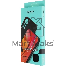 Чехол (клип-кейс) BoraSCO для Xiaomi Redmi Note 14 Pro 4G Silicone Case черный (74848)