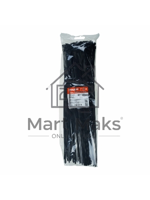 Хомут-стяжка кабельная нейлоновая Rexant 450 x7,6 мм, черная, упаковка 100 шт.