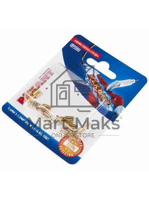 Клемма плоская Rexant, гнездо - 5,6 мм, 1-1.5 мм², (РП-м 1.5-(4.8) / DJ622-D4.8*0.5B), в упак. 10 шт.