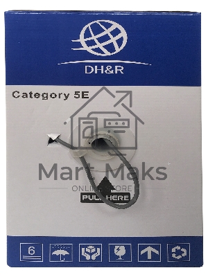 Кабель сетевой Ningbo UTP 4 пары cat5E solid 0.5мм CCA molded 305м серый