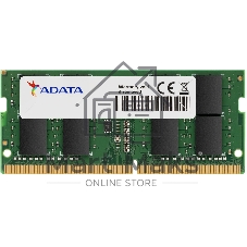 Оперативная память ADATA, DDR4, 16GB (1x16GB), 2666MHz, CL19, SO-DIMM